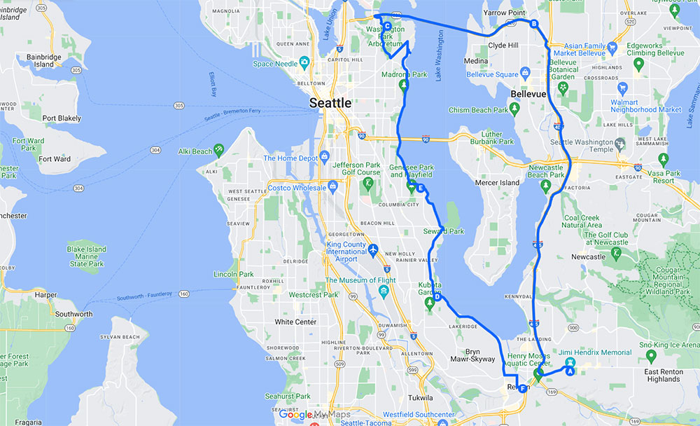 The Lake Washington Loop in Renton, Washington