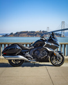 K1600GT on a pier with Ocean Background